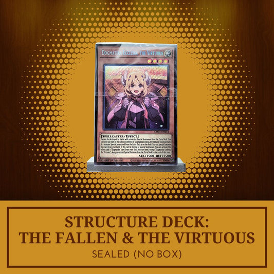 Yugioh! 1x Structure Deck: The Chronicles Deck: The Fallen & The Virtuous (CH01) SEALED 1st Edition (NO BOX)