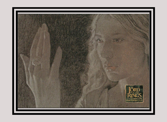 LOTR! 1x A Ring for Galadriel - Base (#30 - 2008 Lord of the Rings: Masterpieces II)