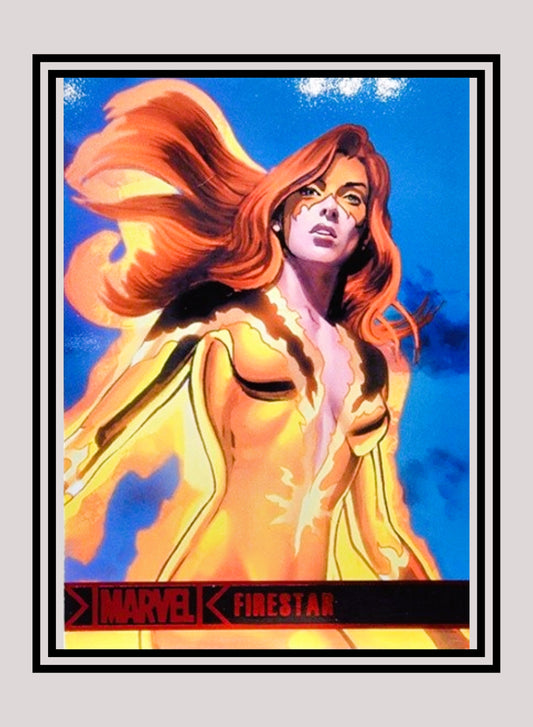 Marvel! 1x Firestar - Base (#30 - 2012 Rittenhouse Greatest Heroes)