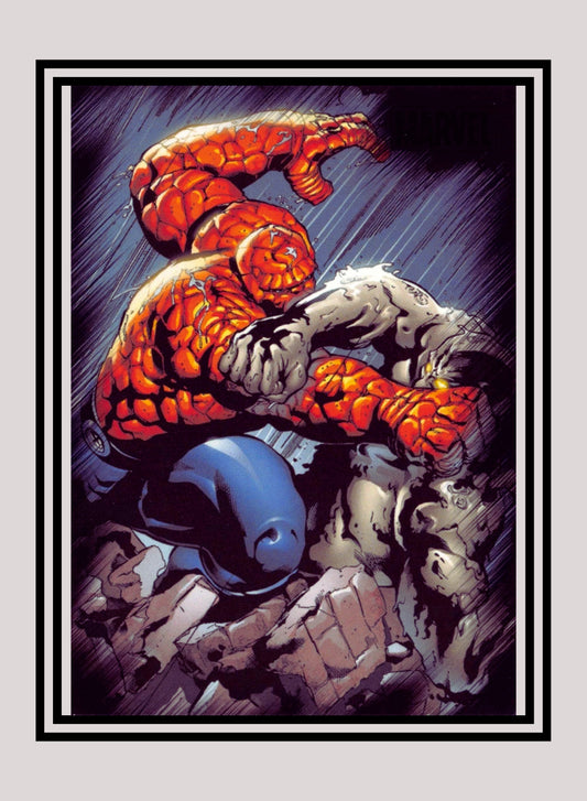 Marvel! 1x Thing vs. Clay Golem - Base (#31 - 2010 Rittenhouse Marvel Heroes & Villains)