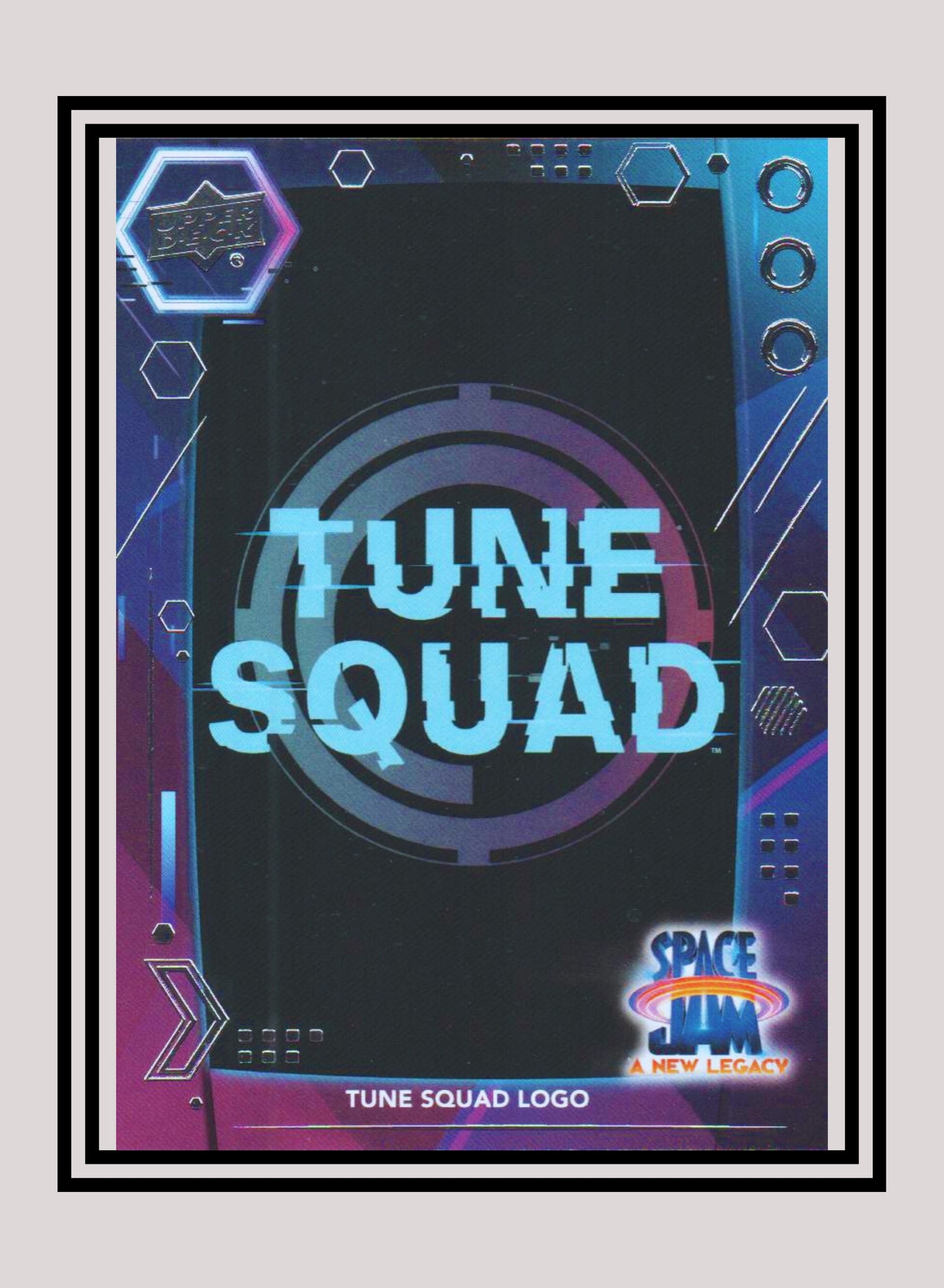 1x Tune Squad Logo - Base/Blue Parallel (#32 - 2021 Upper Deck Space Jam: A New Legacy)