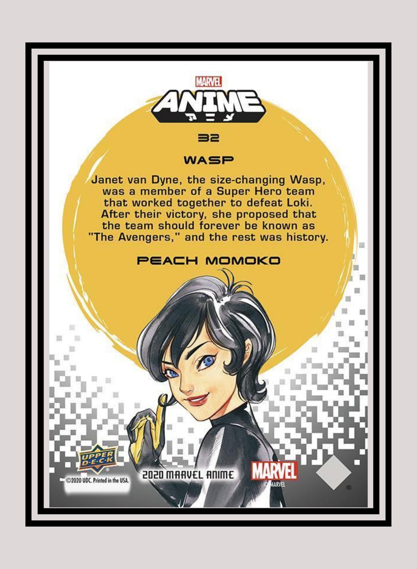 Marvel! 1x Wasp - Base (#32 - 2020 Upper Deck Marvel Anime)