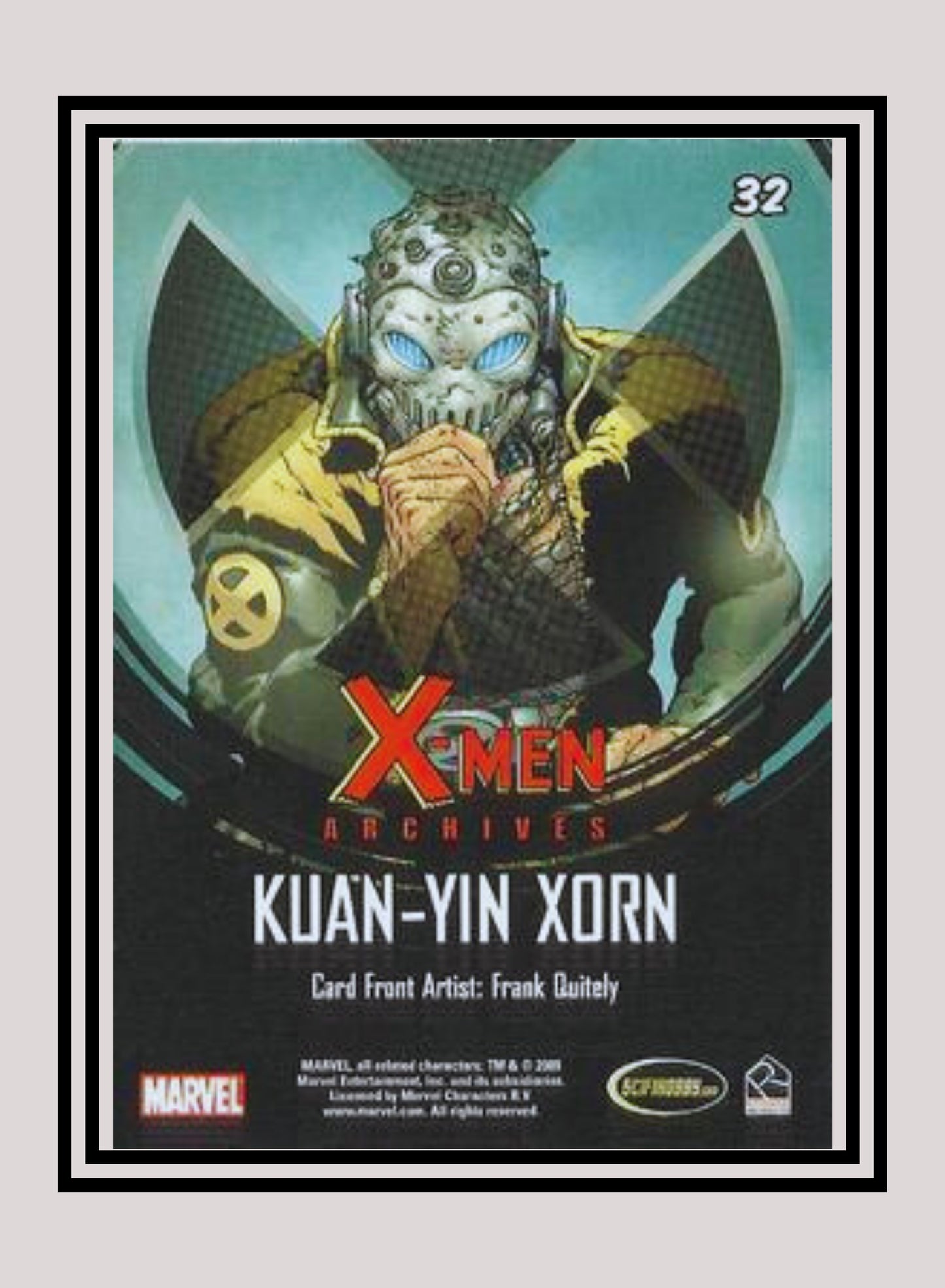 Marvel! 1x Kuan-Yin Xorn - Base (#32 - 2009 Rittenhouse X-Men Archives)