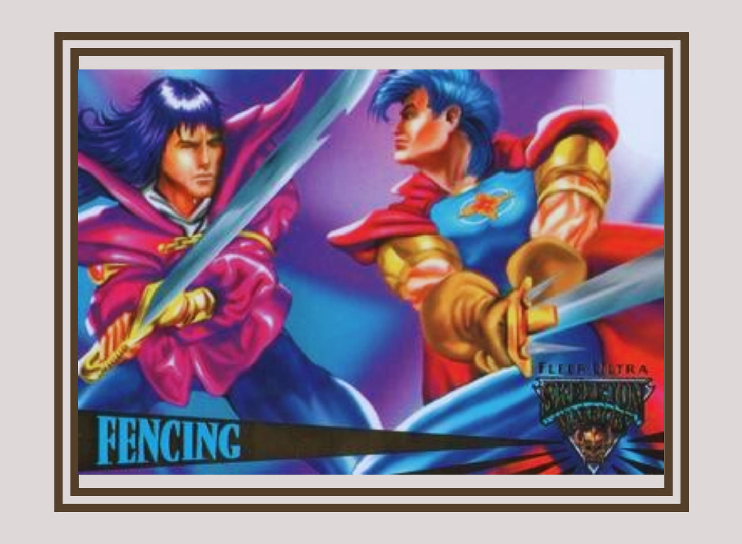 1x Fencing - Base (#032 - 1995 Fleer Ultra Skeleton Warriors)