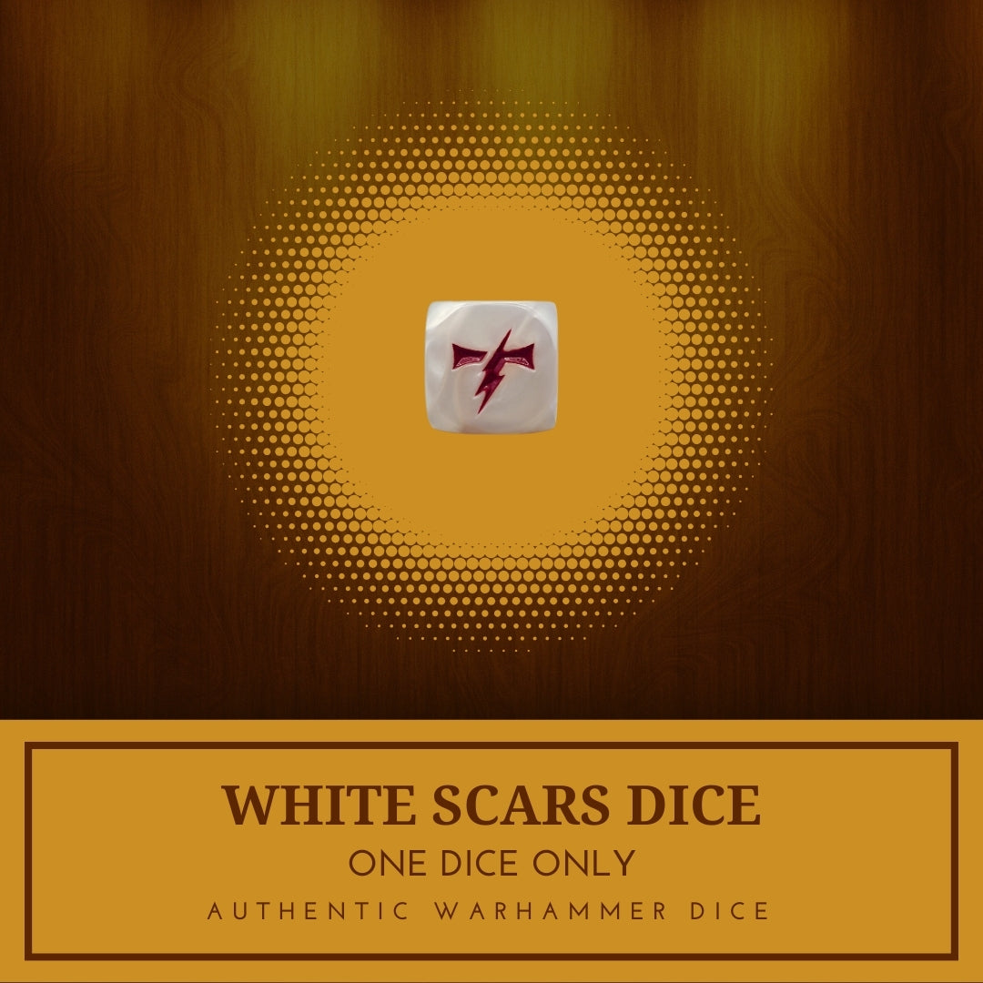 1x White Scars Dice - Warhammer 40K Horus Heresy