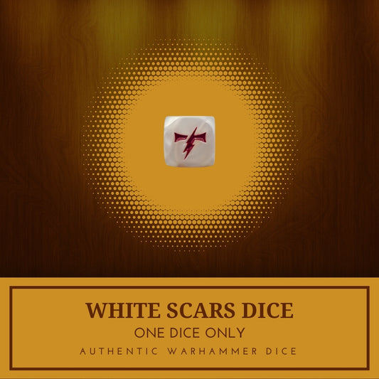 1x White Scars Dice - Warhammer 40K Horus Heresy