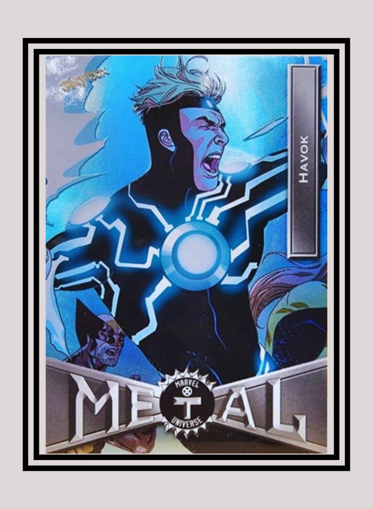 Marvel! 1x Havok - Base Low Series (#033 - 2021 Upper Deck X-Men Metal Universe)