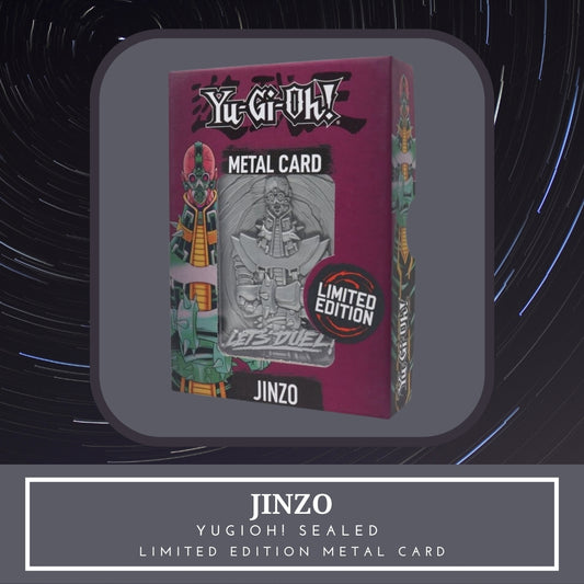 Yugioh! 1x Jinzo Metal Card - Limited Edition (SEALED)