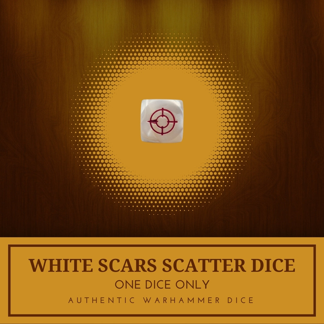 1x White Scars Dice - Warhammer 40K Horus Heresy