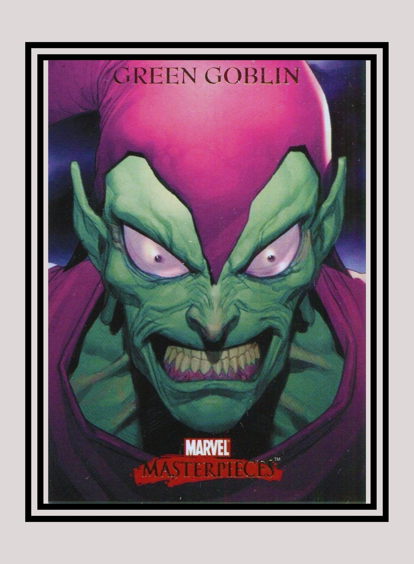 Marvel! 1x Green Goblin - Base (#34 - 2007 Upper Deck Marvel Masterpieces)