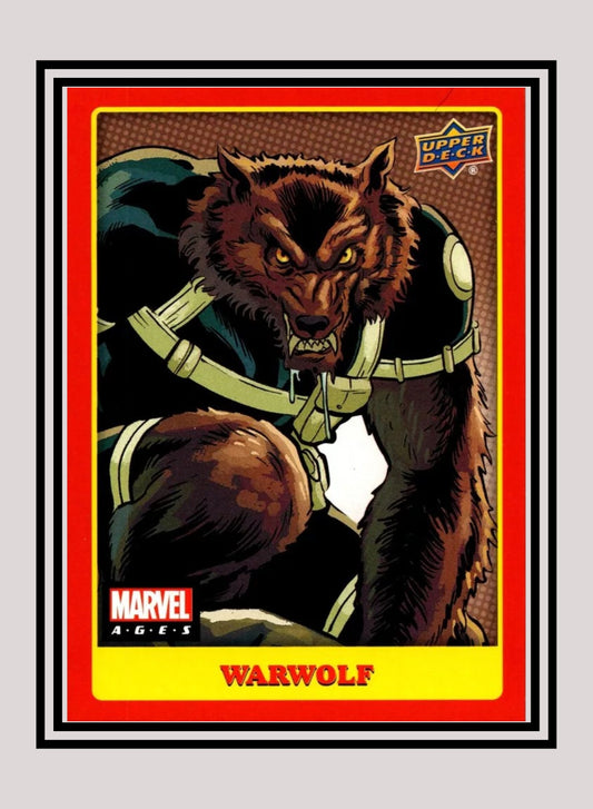 Marvel! 1x Warwolf - Base (#034 - 2020 Upper Deck Marvel Ages)