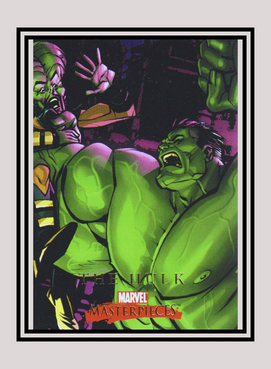 Marvel! 1x The Hulk - Base (#34 - 2008 Upper Deck Marvel Masterpieces Series 2)