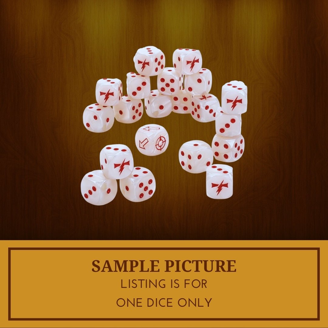 1x White Scars Dice - Warhammer 40K Horus Heresy