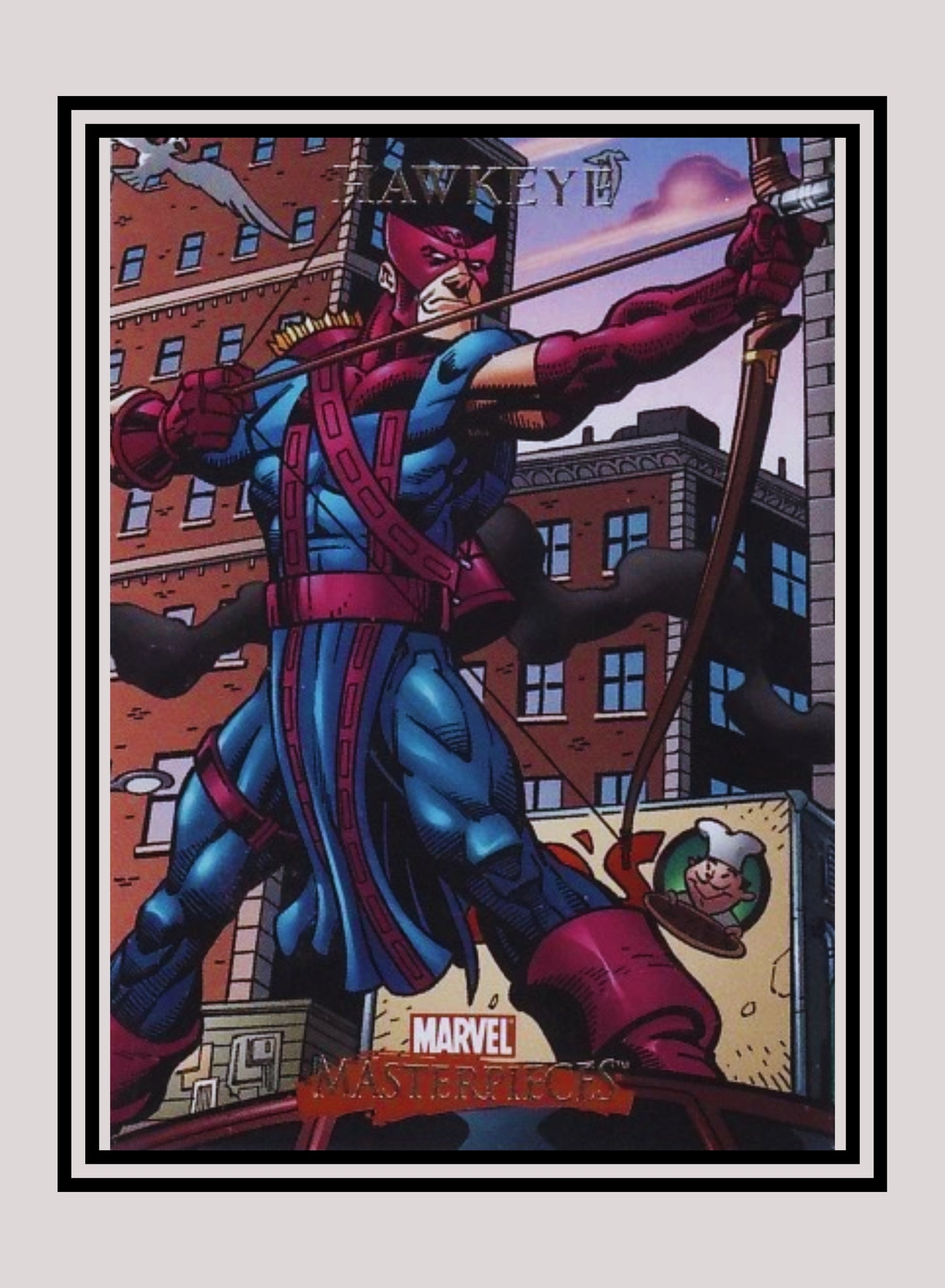 Marvel! 1x Hawkeye - Base (#35 - 2007 Upper Deck Marvel Masterpieces)
