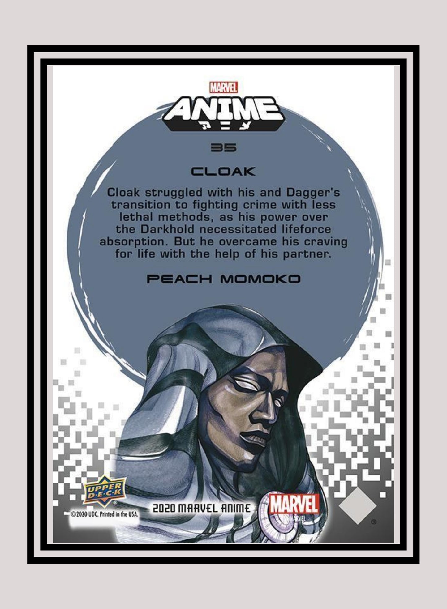 Marvel! 1x Cloak - Base (#35 - 2020 Upper Deck Marvel Anime)