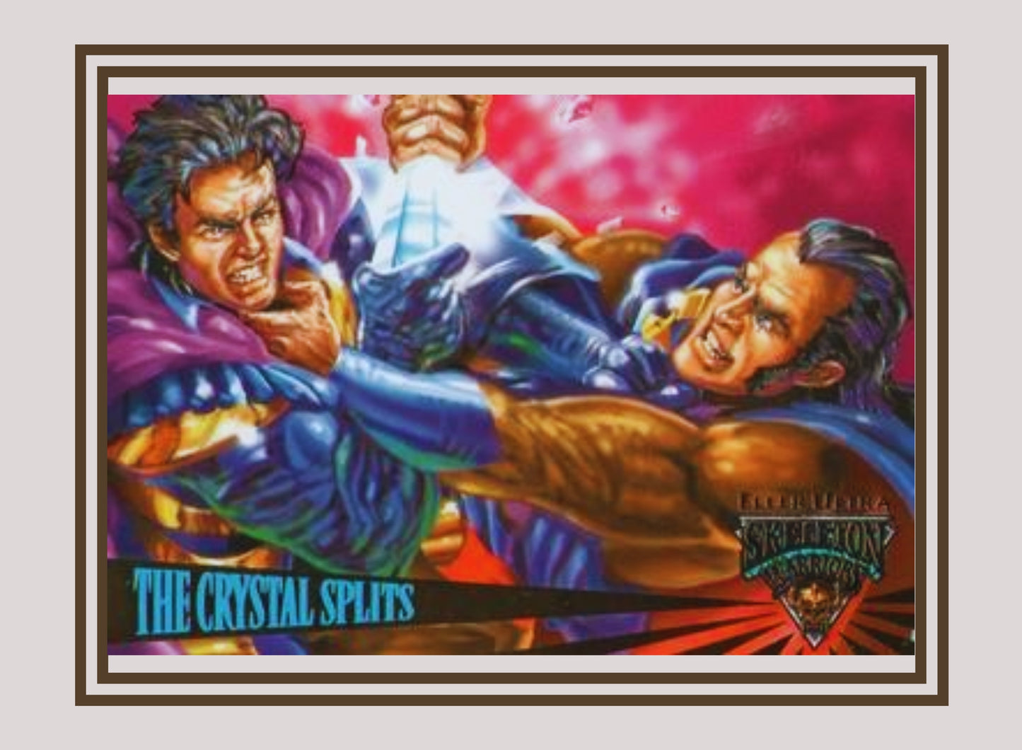 1x The Crystal Splits - Base (#035 - 1995 Fleer Ultra Skeleton Warriors)