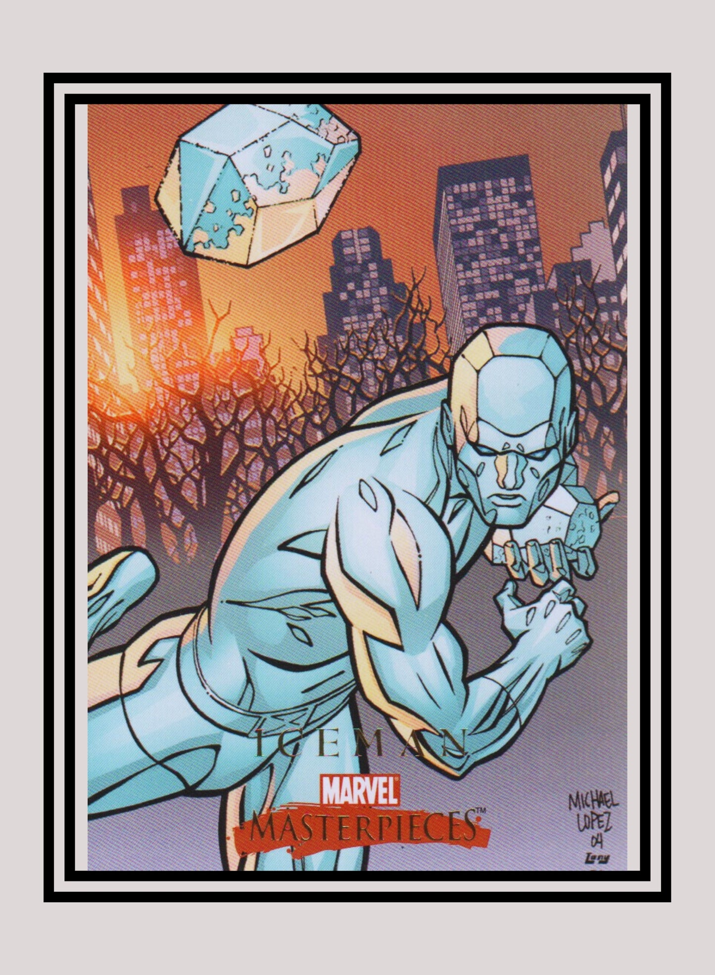 Marvel! 1x Iceman - Base (#36 - 2008 Upper Deck Marvel Masterpieces Series 2)