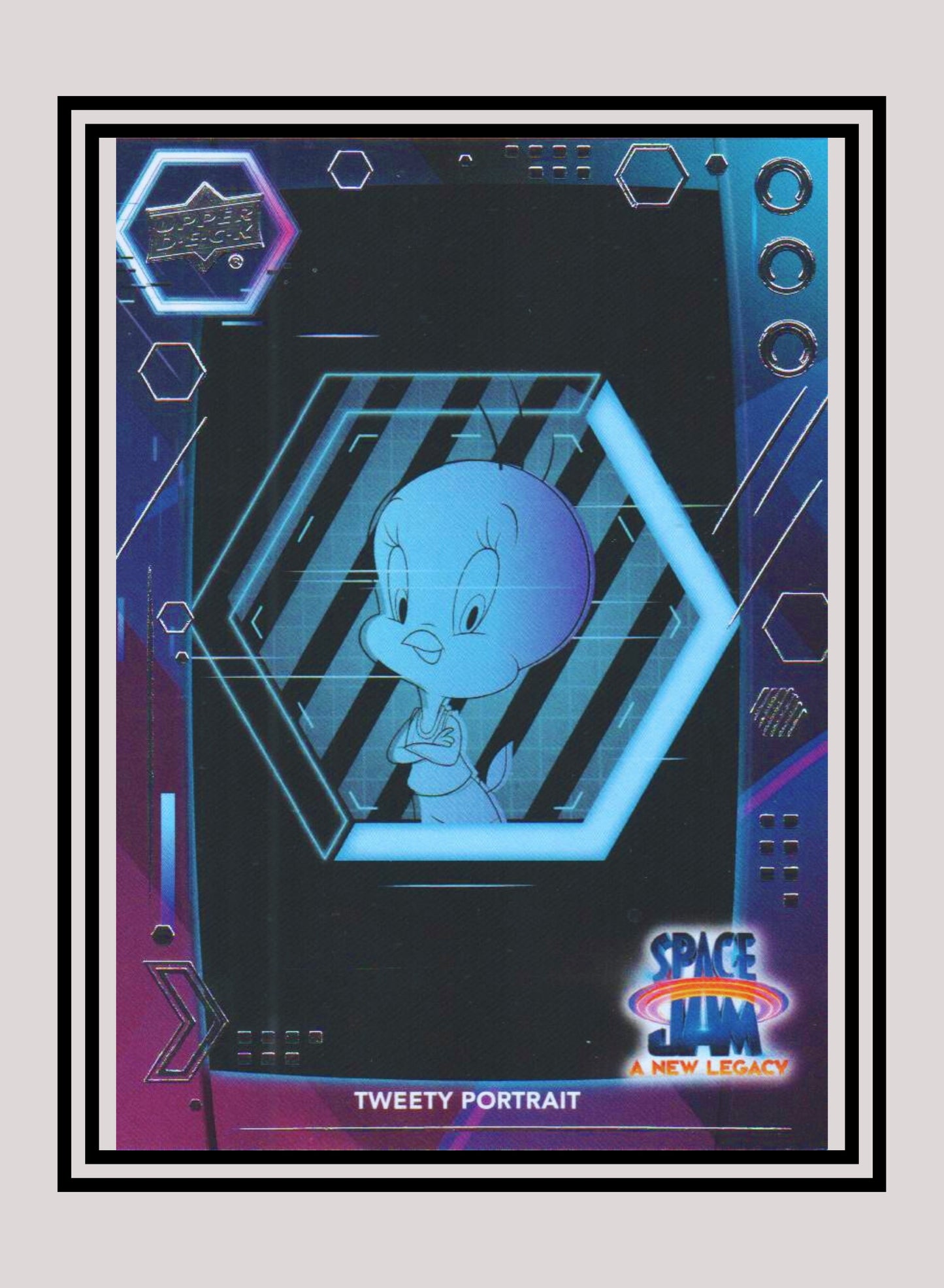 1x Tweety Portrait - Base/Blue Parallel (#36 - 2021 Upper Deck Space Jam: A New Legacy)