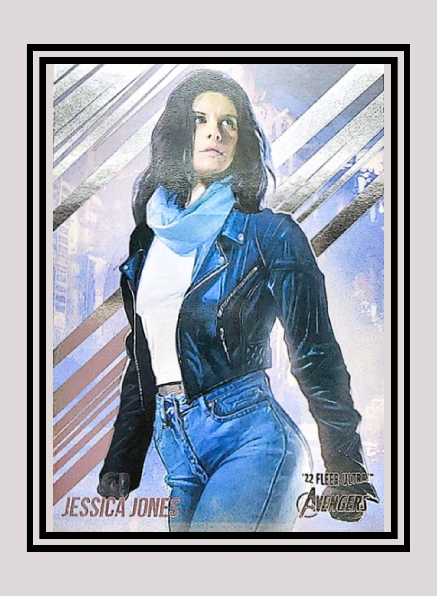 Marvel! 1x Jessica Jones - Base (#36 - 2022 Fleer Ultra Avengers)
