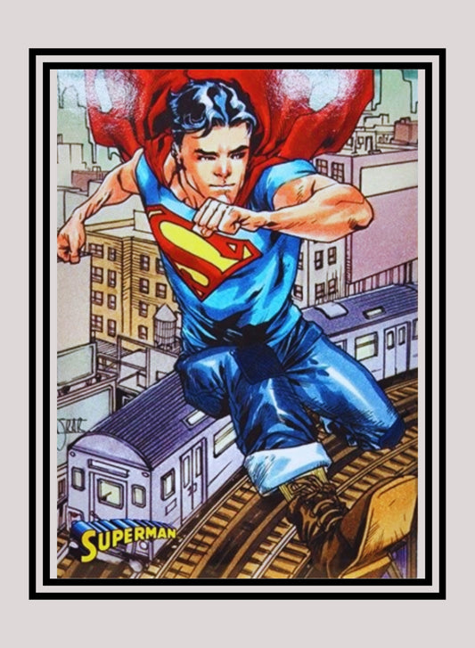 DC! 1x Young Superman - Base (#36 - 2013 Cryptozoic DC Superman)