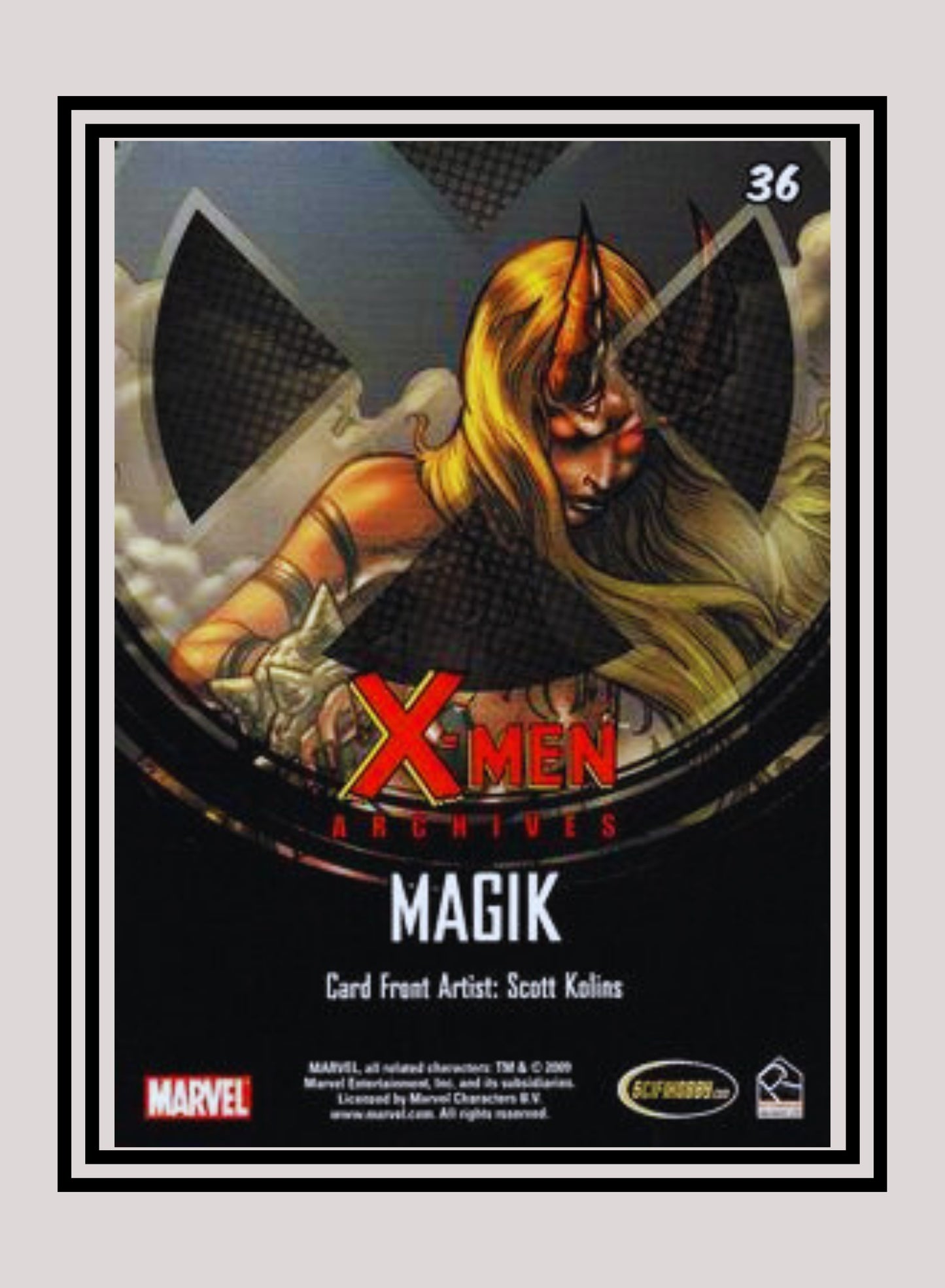 Marvel! 1x Magik - Base (#36 - 2009 Rittenhouse X-Men Archives)