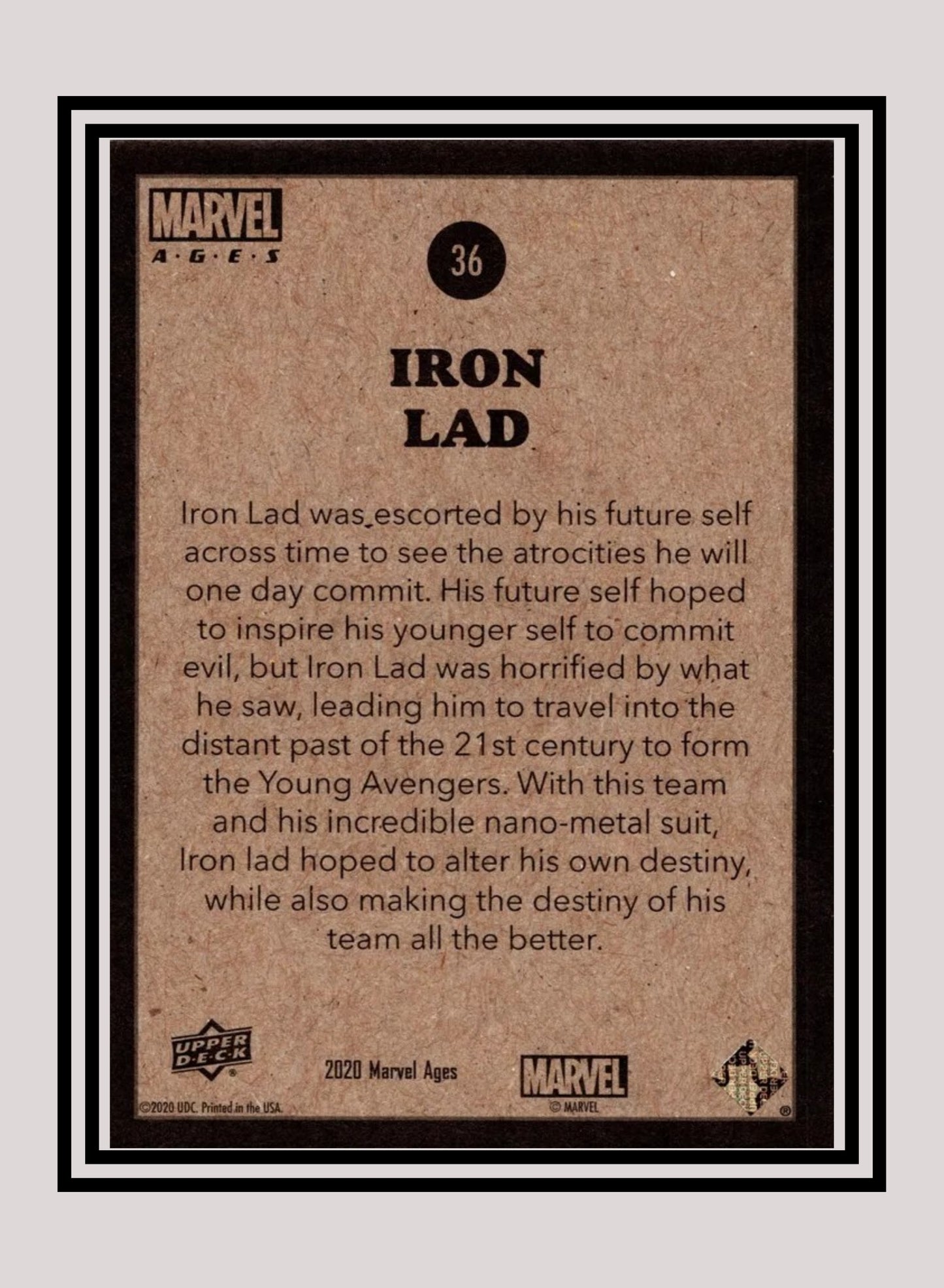 Marvel! 1x Iron Lad - Base (#036 - 2020 Upper Deck Marvel Ages)