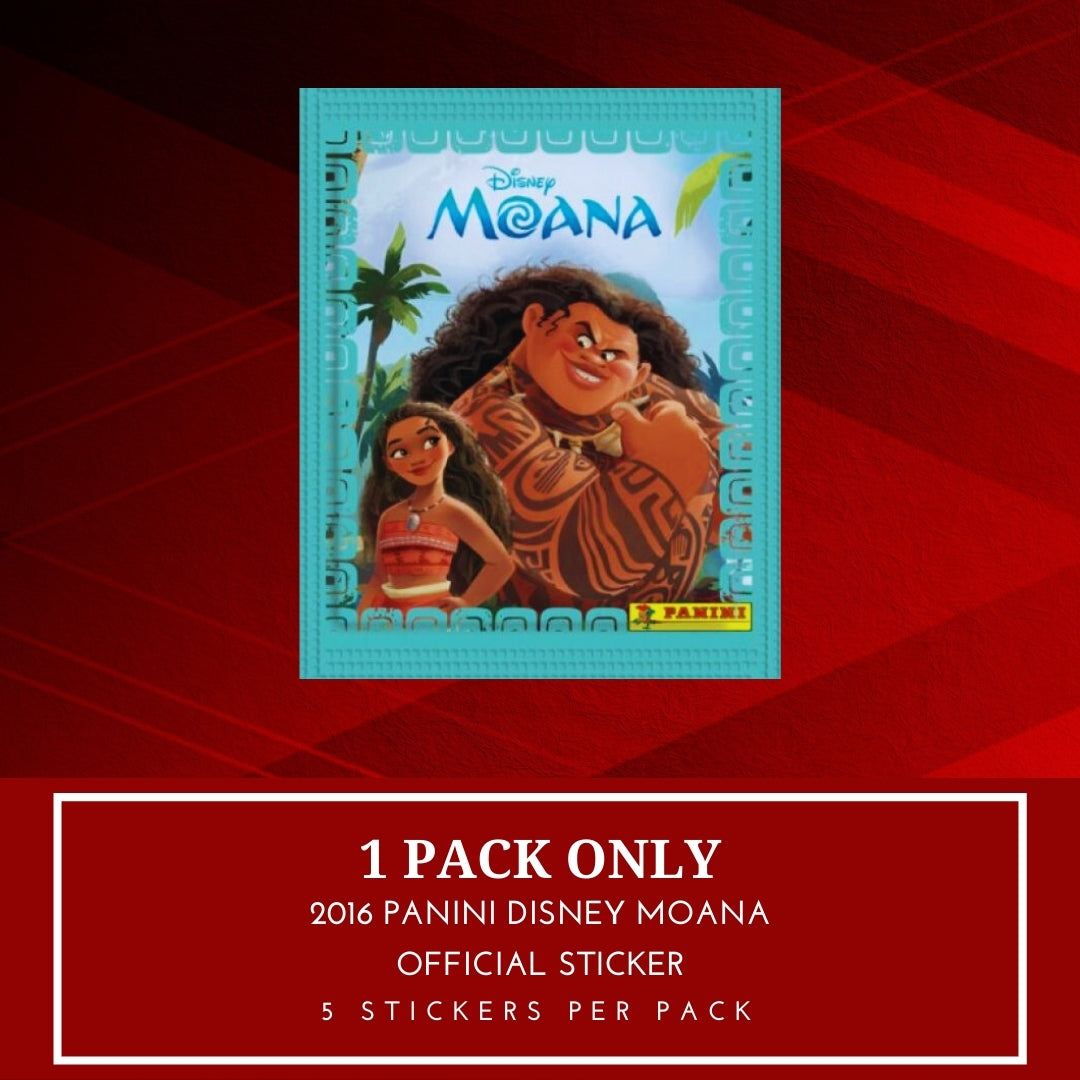 1x 2016 Panini Disney Moana - Sticker Pack (SEALED)