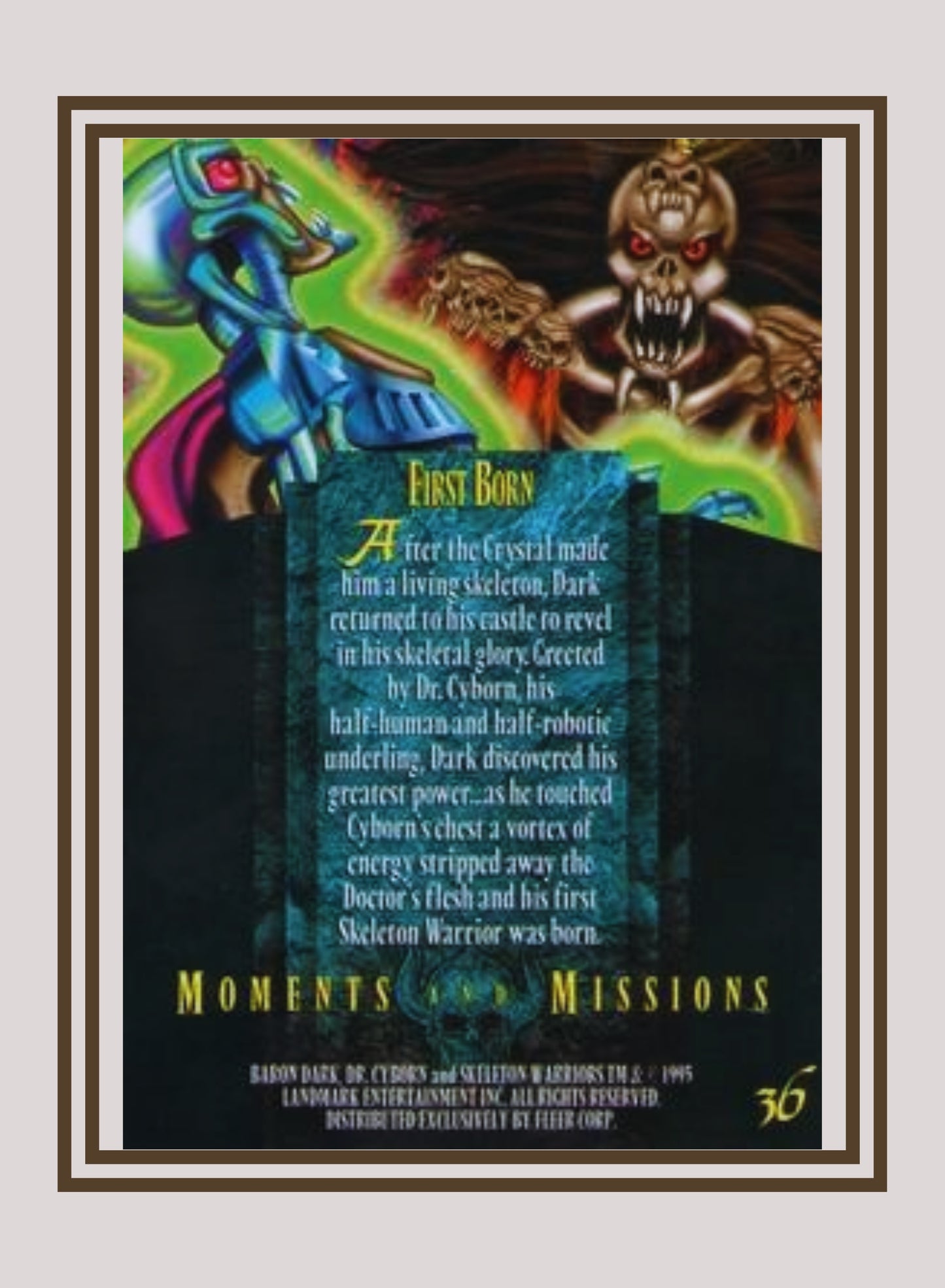 1x First Born - Base (#036 - 1995 Fleer Ultra Skeleton Warriors)