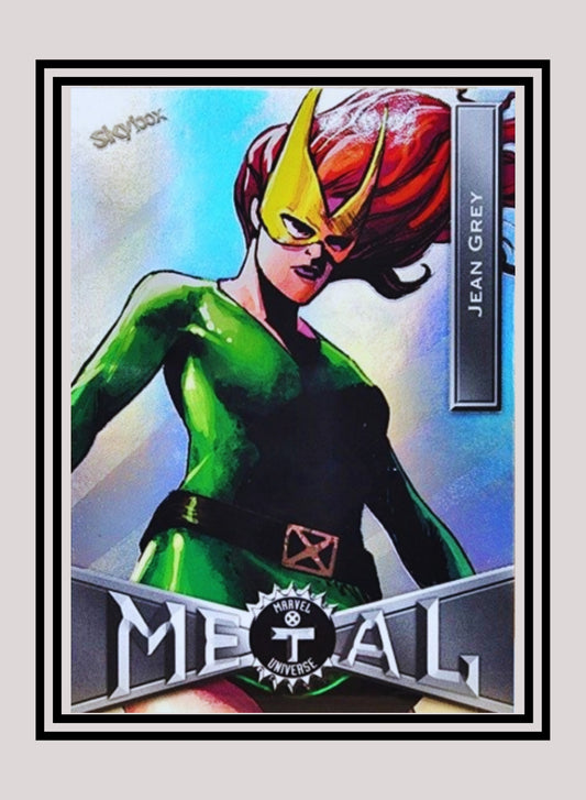 Marvel! 1x Jean Grey - Base Low Series (#037 - 2021 Upper Deck X-Men Metal Universe)