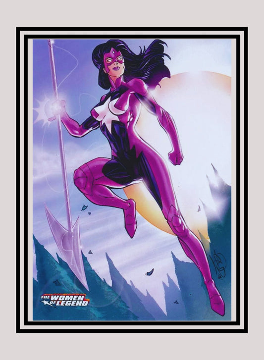 DC! 1x Star Sapphire - Base (#37 - 2013 Cryptozoic The Women of Legend)