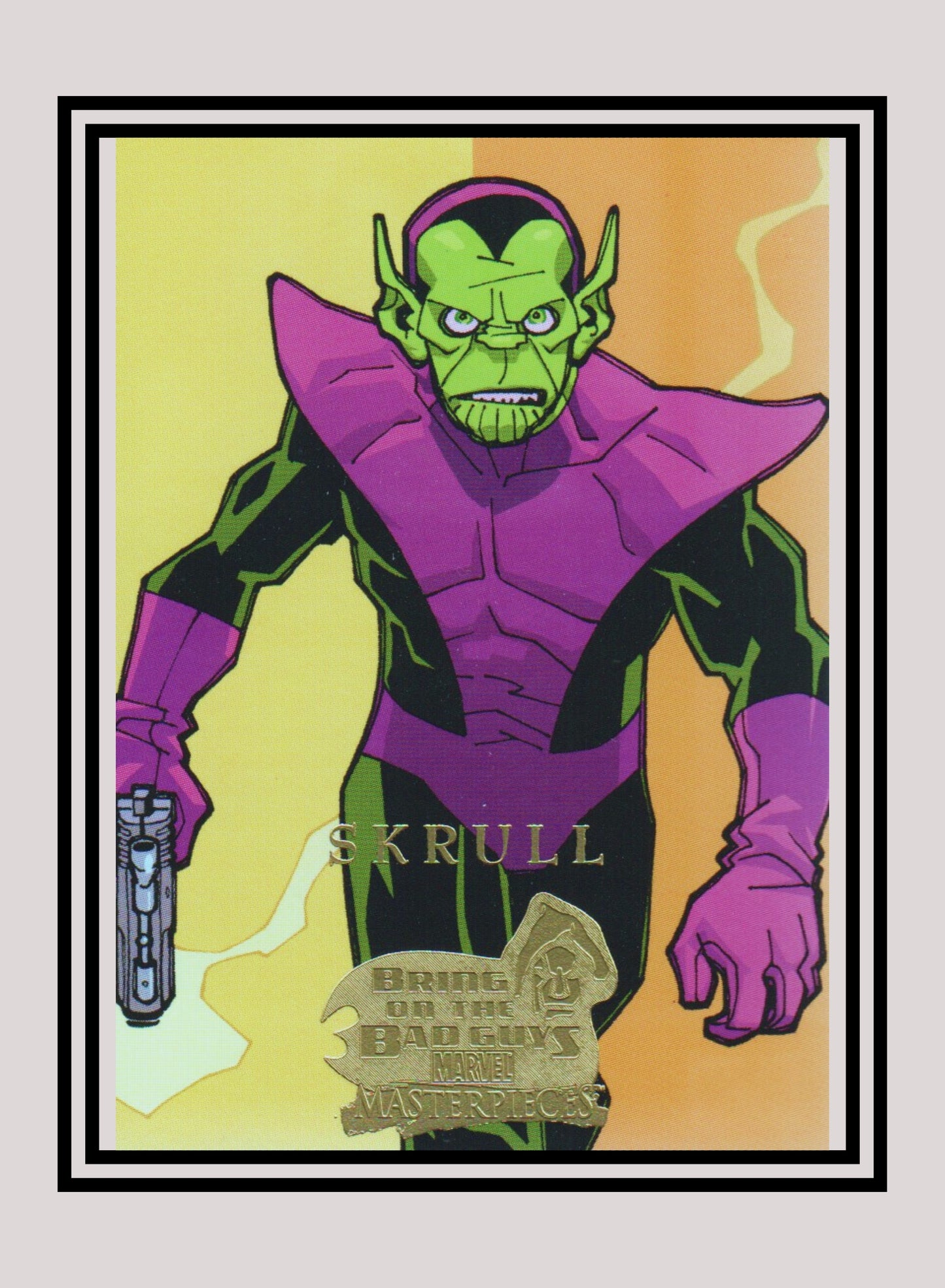 Marvel! 1x Skrull - Base (#37 - 2008 Upper Deck Marvel Masterpieces Series 3)