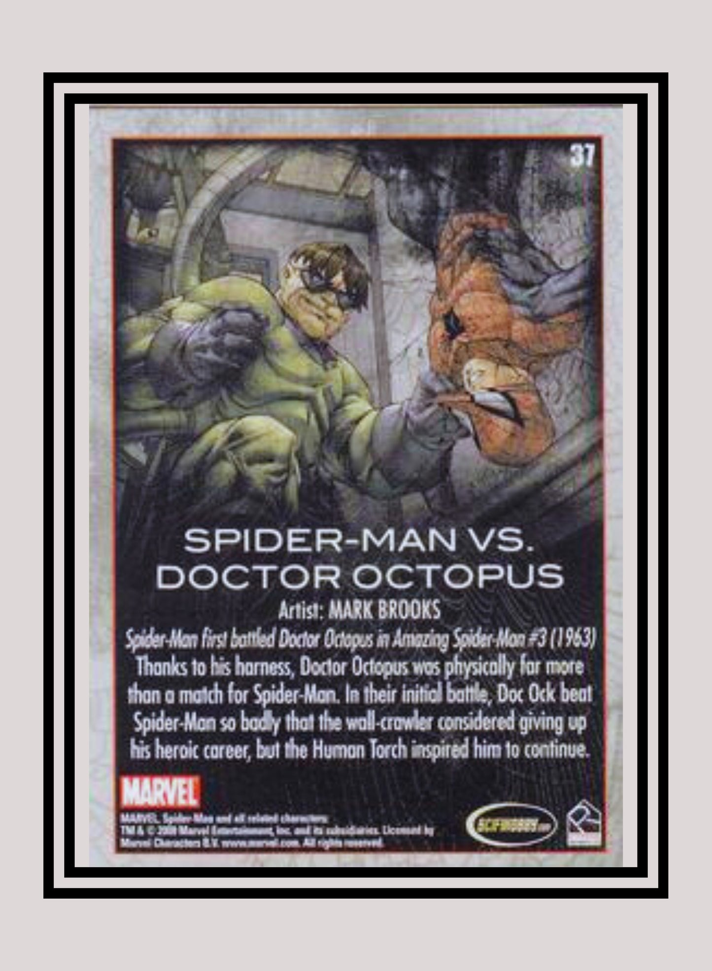 Marvel! 1x Spider-Man vs. Doctor Octopus - Base (#37 - 2009 Rittenhouse Spiderman Archives)