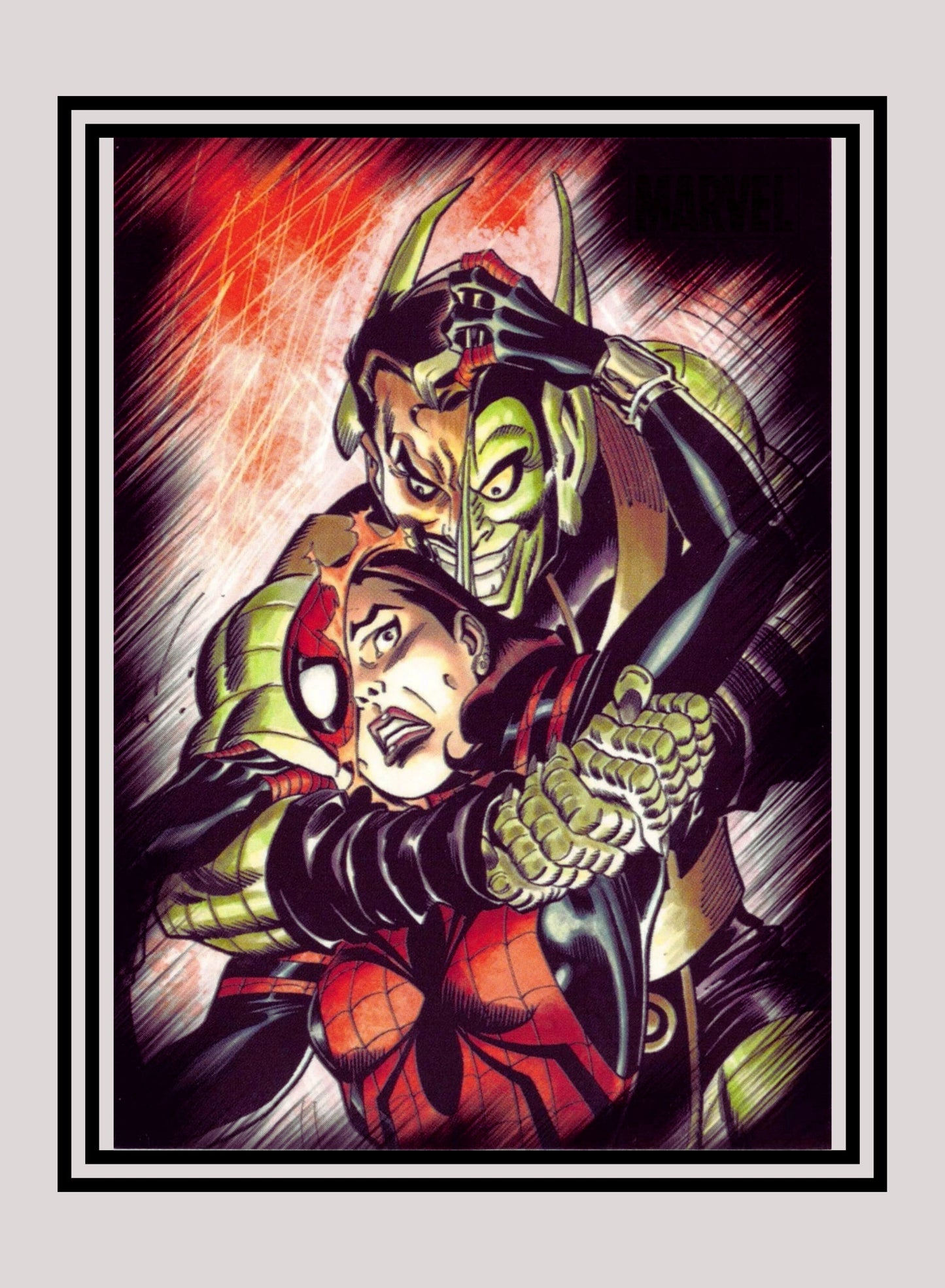 Marvel! 1x Spider-Girl vs. Green Goblin - Base (#38 - 2010 Rittenhouse Marvel Heroes & Villains)