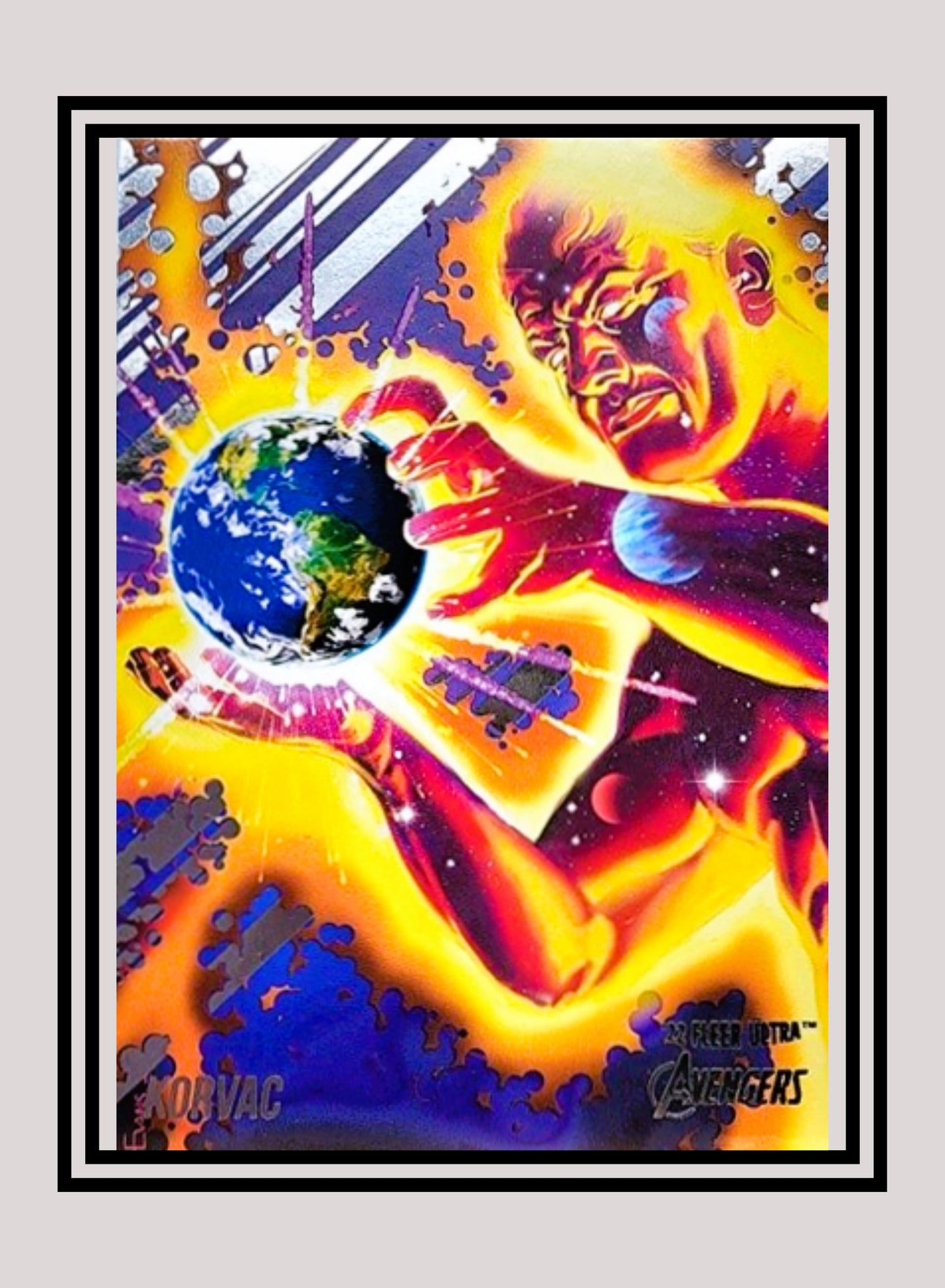 Marvel! 1x Korvac - Base (#38 - 2022 Fleer Ultra Avengers)