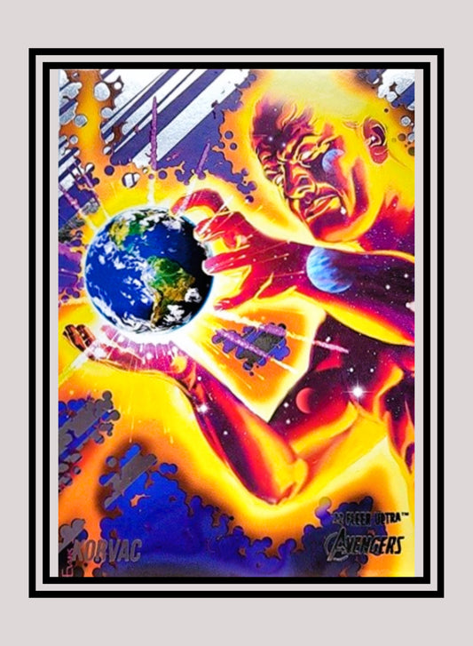 Marvel! 1x Korvac - Base (#38 - 2022 Fleer Ultra Avengers)