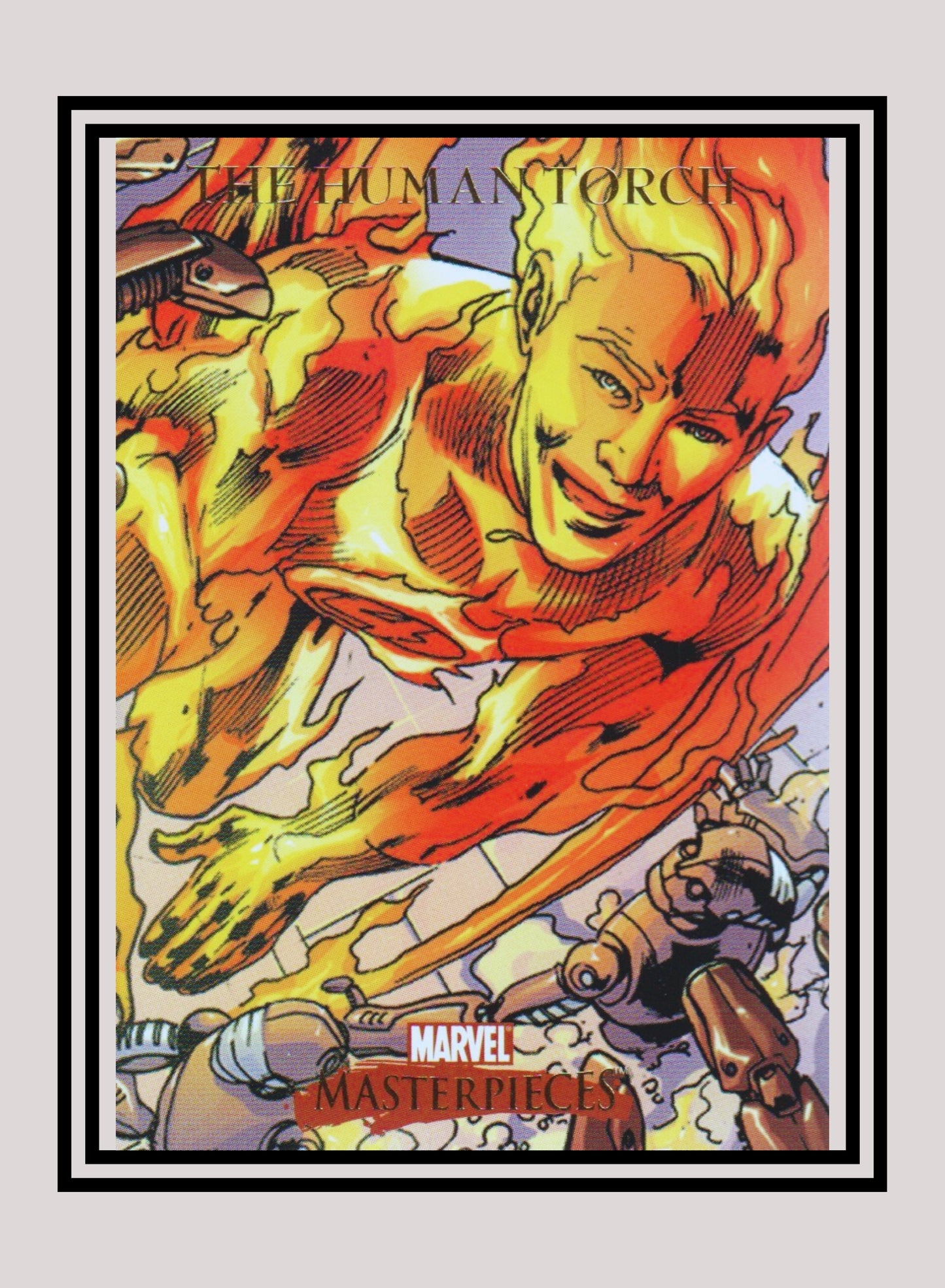 Marvel! 1x The Human Torch - Base (#38 - 2007 Upper Deck Marvel Masterpieces)