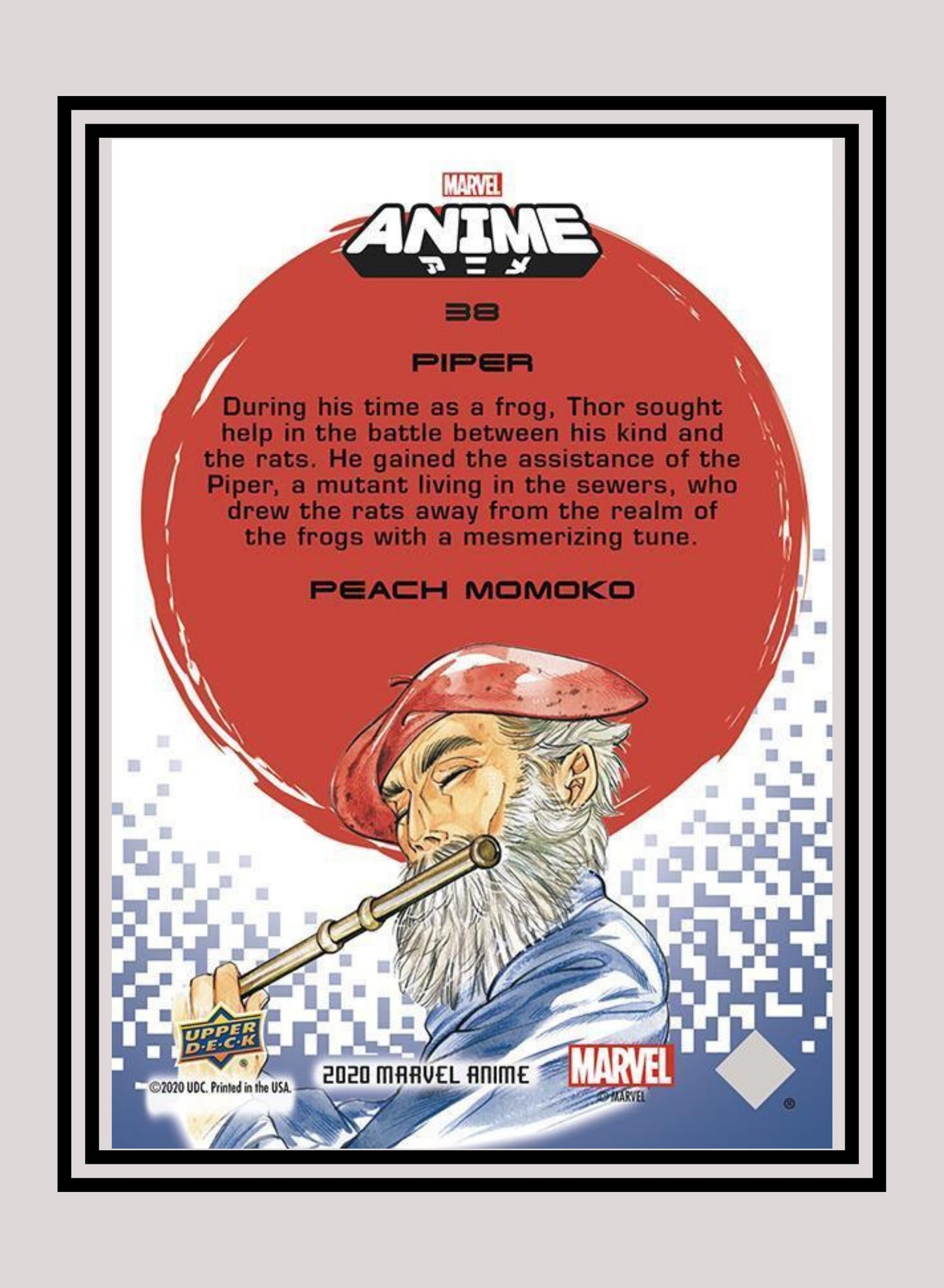 Marvel! 1x Piper - Base (#38 - 2020 Upper Deck Marvel Anime)