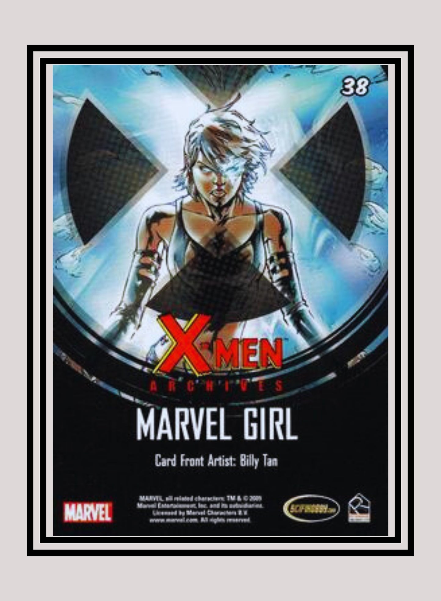 Marvel! 1x Marvel Girl - Base (#38 - 2009 Rittenhouse X-Men Archives)