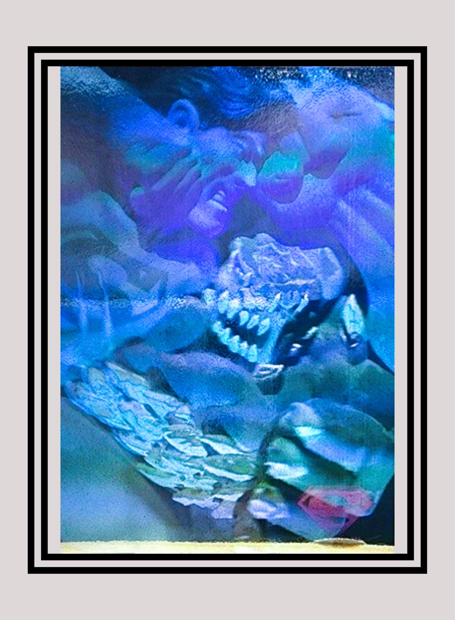 DC! 1x Fists of Doom - Hologram (#38 - 1996 Fleer Superman Hologram Series)