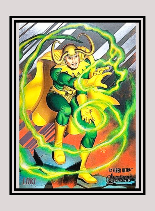 Marvel! 1x Loki - Base (#39 - 2022 Fleer Ultra Avengers)