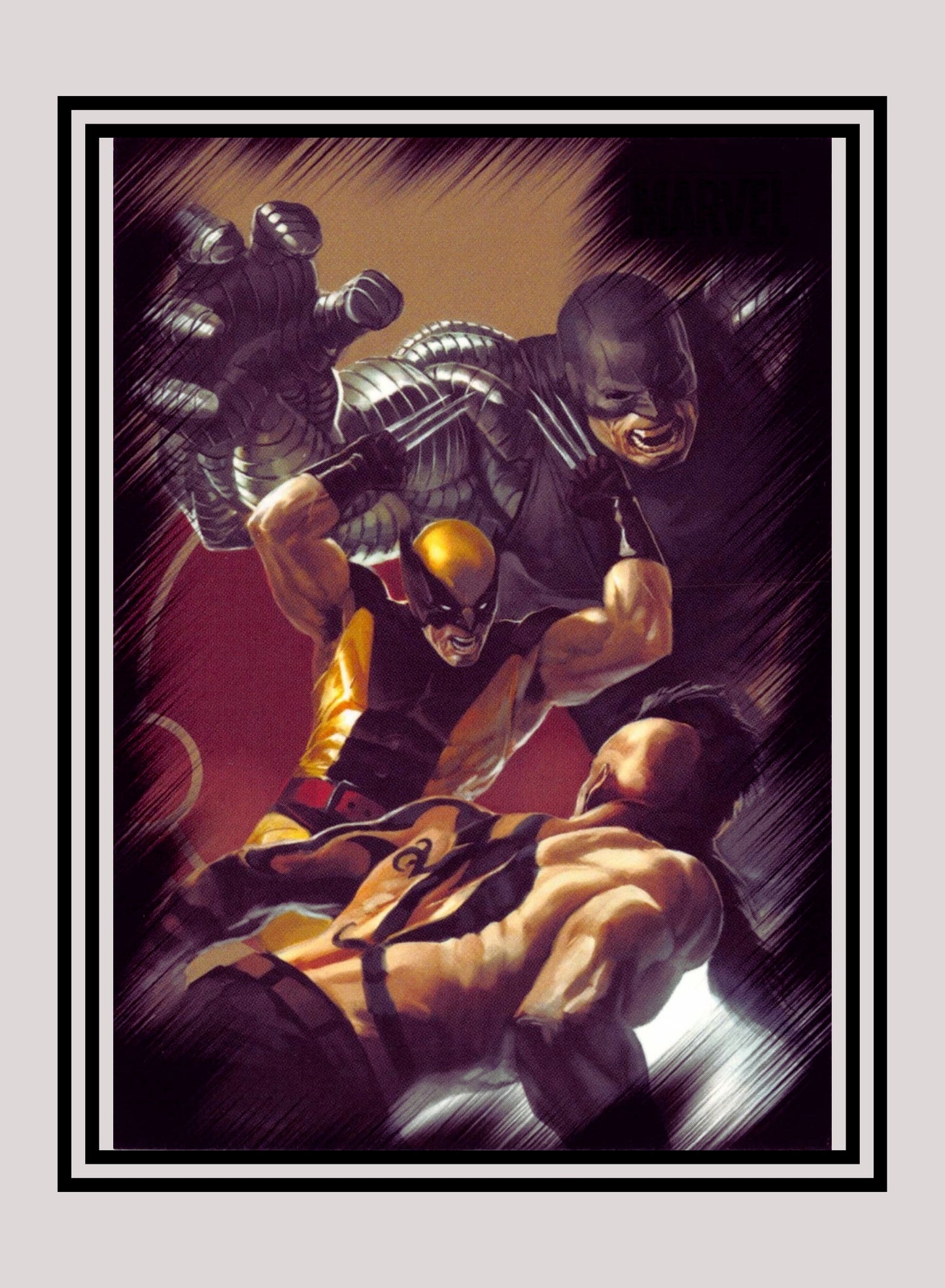 Marvel! 1x Wolverine vs. Daken & Cyber - Base (#39 - 2010 Rittenhouse Marvel Heroes & Villains)