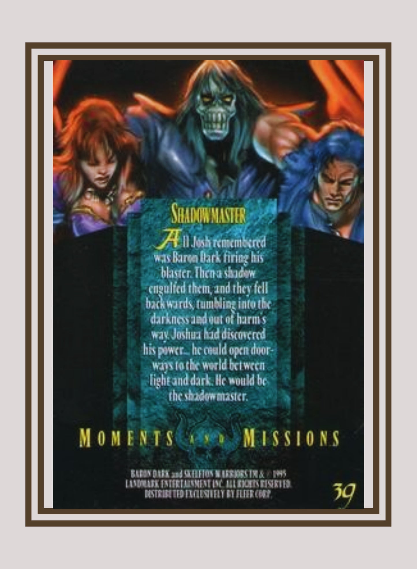 1x Shadowmaster - Base (#039 - 1995 Fleer Ultra Skeleton Warriors)