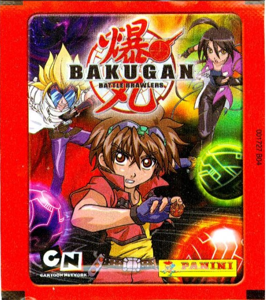 1x 2009 Panini Bakugan Battle Brawlers - Sticker Pack (SEALED)