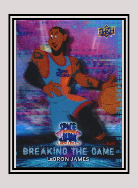 1x LeBron James Cartoon - 3D Lenticulars (3D-1 - 2021 Upper Deck Space Jam: A New Legacy)