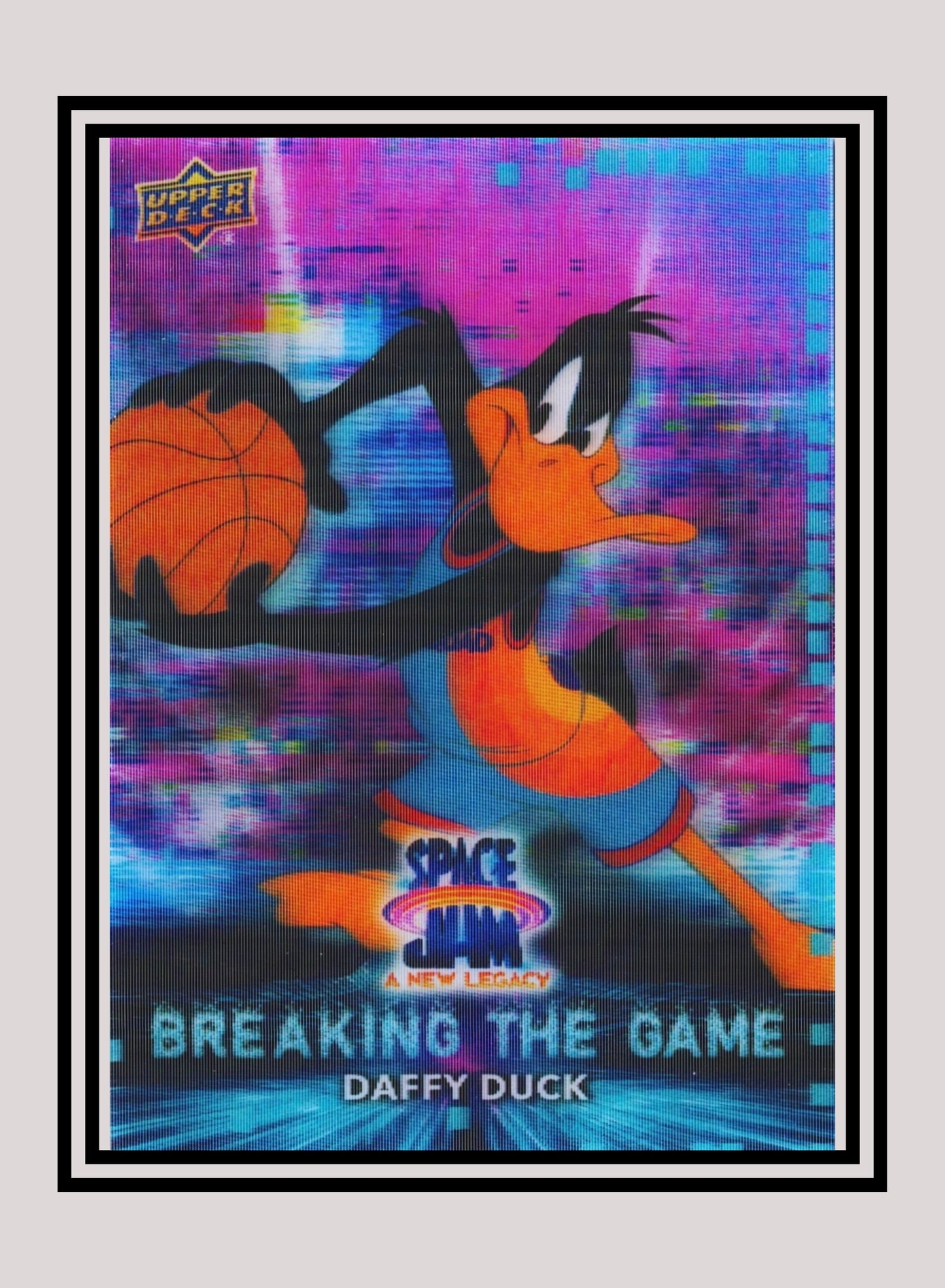 1x Daffy Duck - 3D Lenticulars (3D-2 - 2021 Upper Deck Space Jam: A New Legacy)