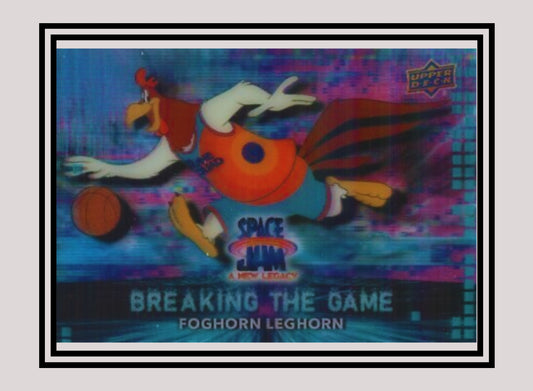 1x Foghorn Leghorn - 3D Lenticulars (3D-4 - 2021 Upper Deck Space Jam: A New Legacy)