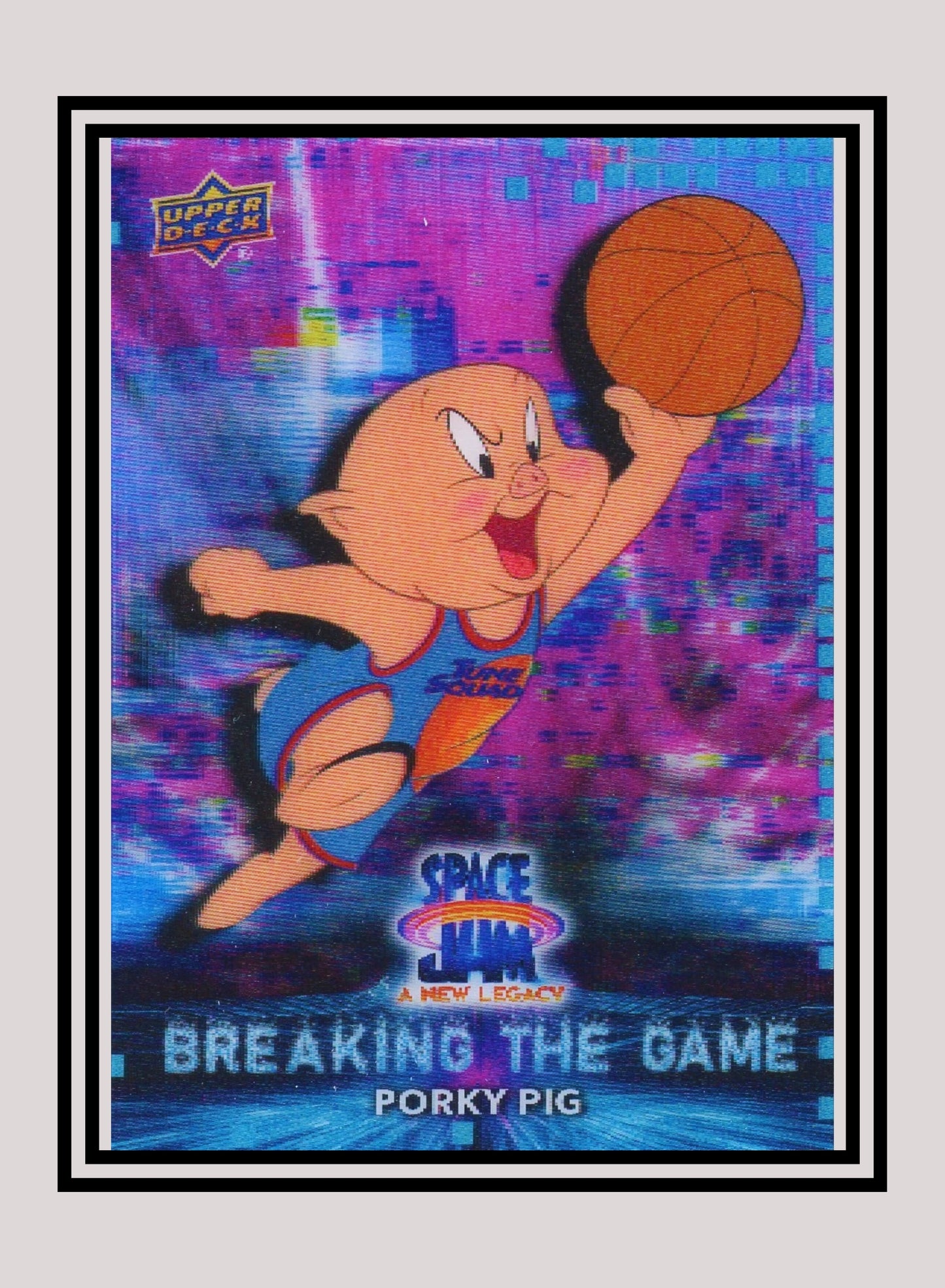 1x Porky Pig - 3D Lenticulars (3D-7 - 2021 Upper Deck Space Jam: A New Legacy)