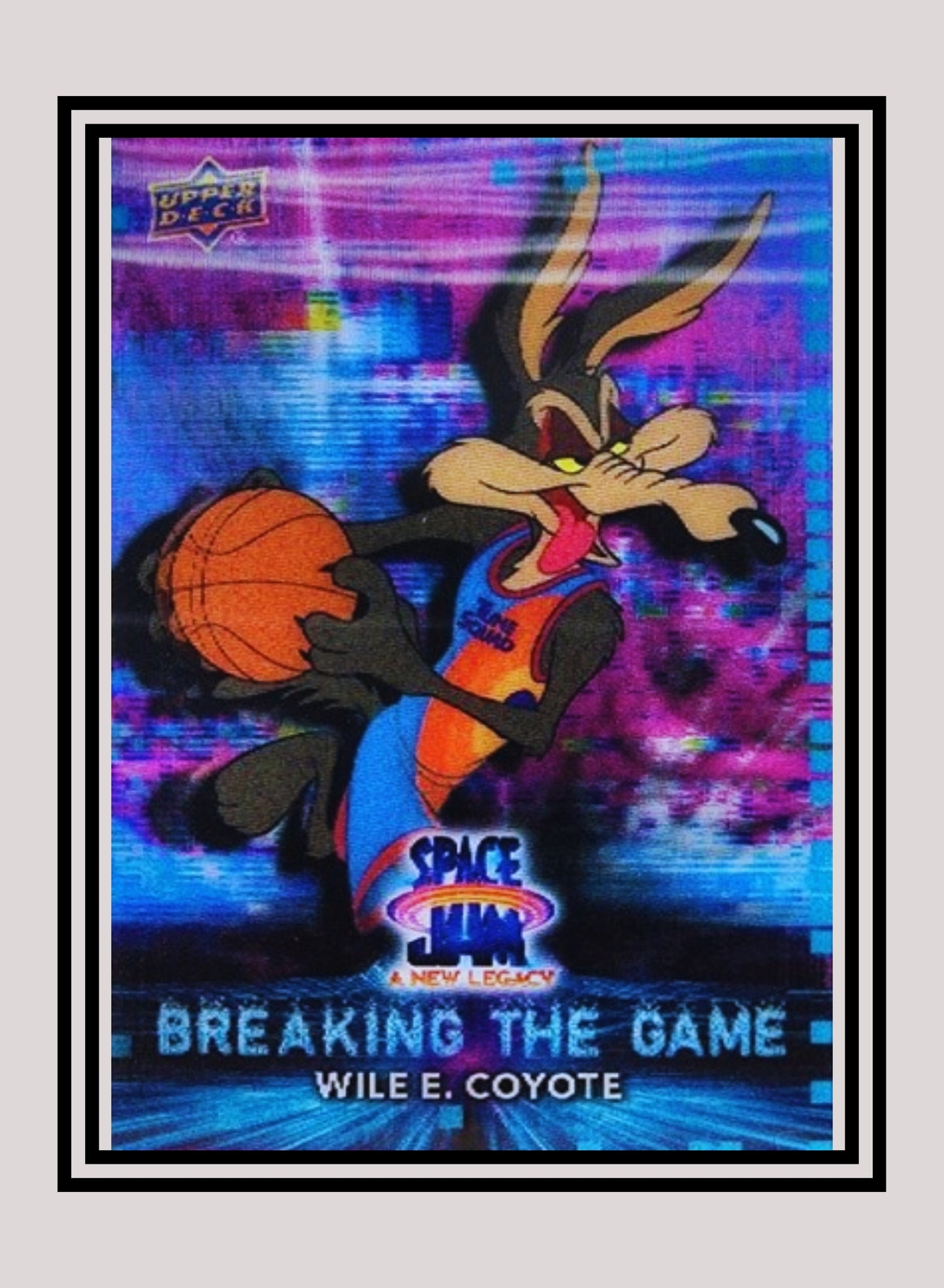 1x Wile E. Coyote - 3D Lenticulars (3D-16 - 2021 Upper Deck Space Jam: A New Legacy)
