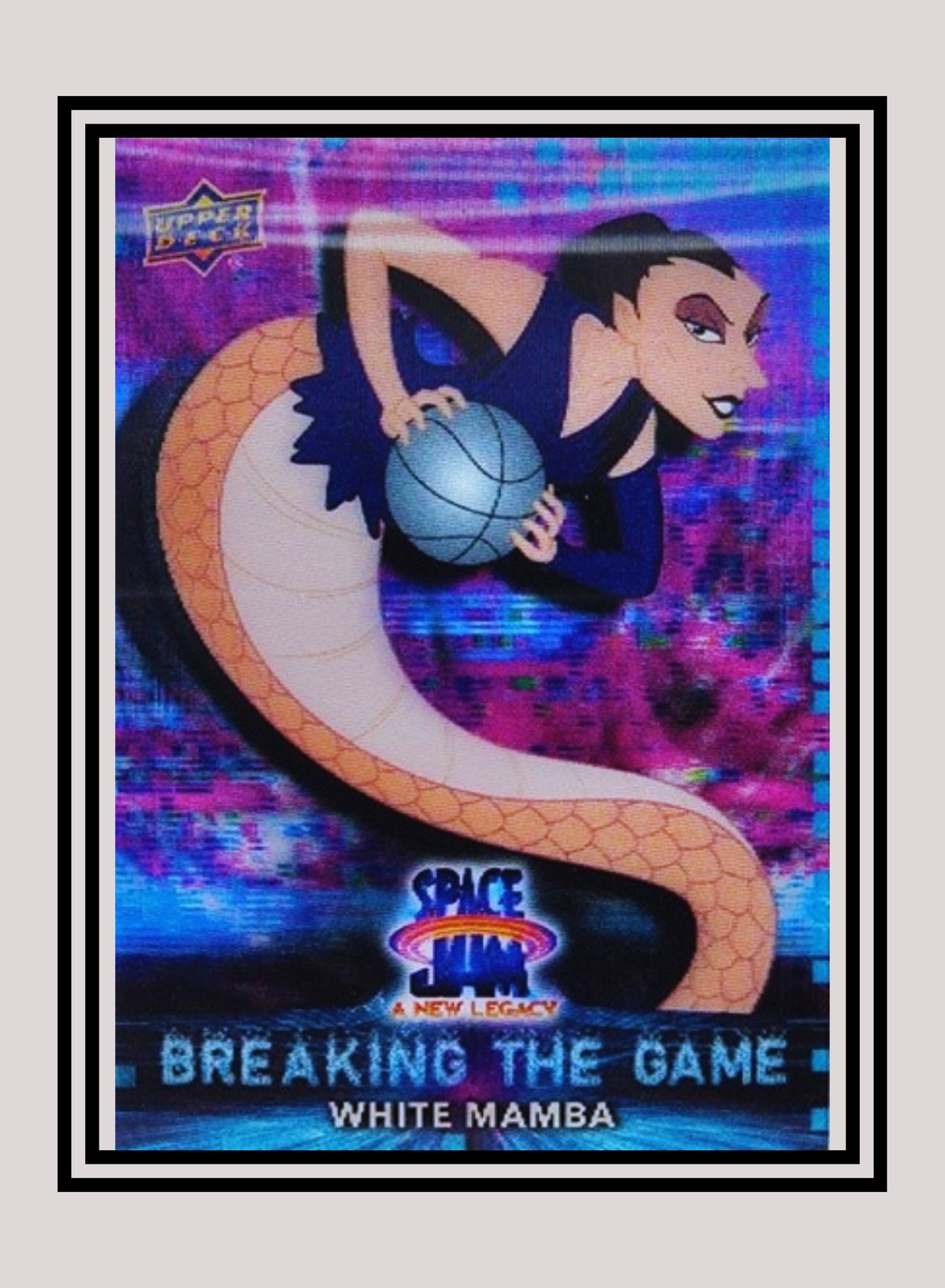 1x White Mamba - 3D Lenticulars (3D-21 - 2021 Upper Deck Space Jam: A New Legacy)