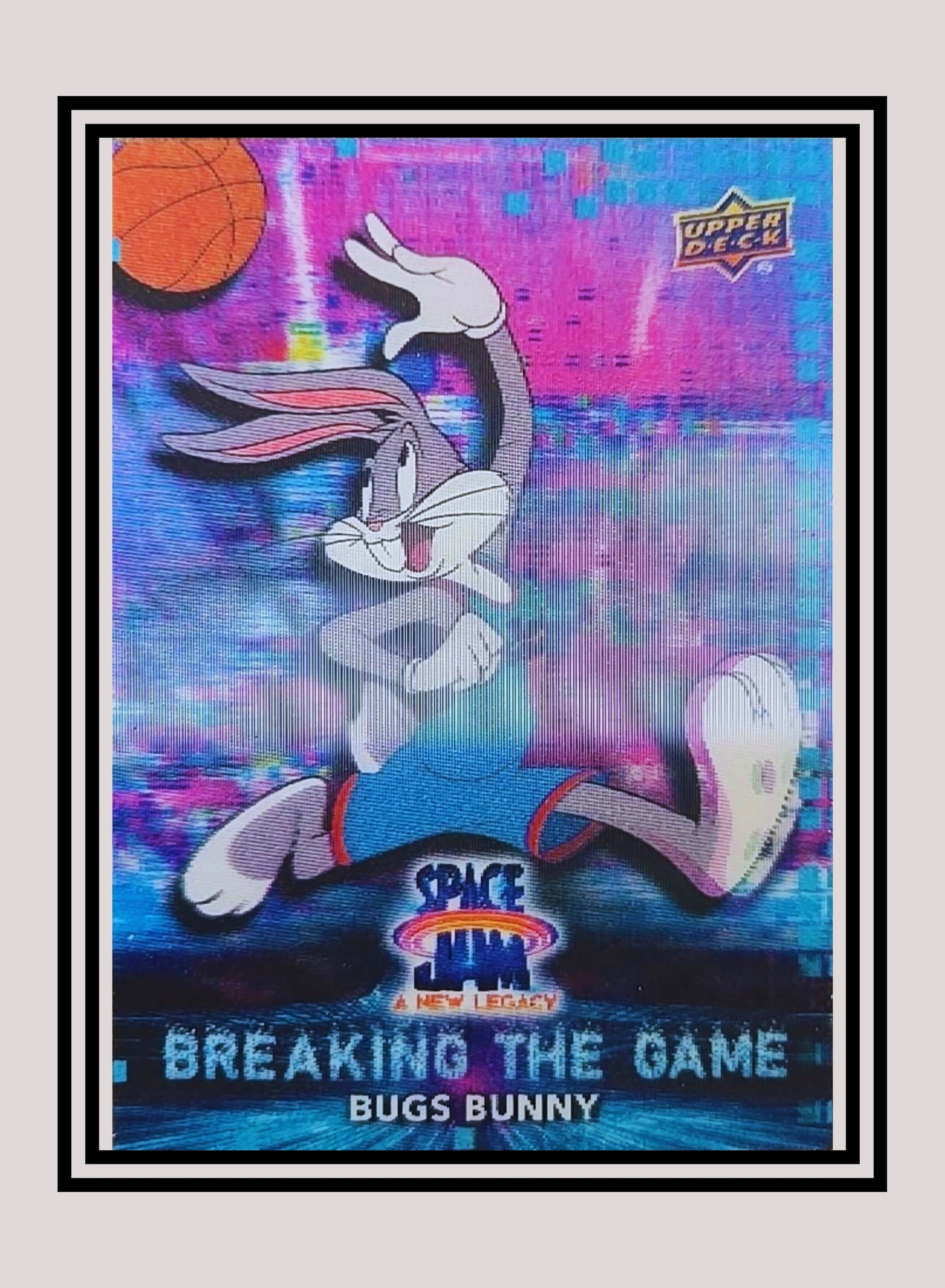 1x Bugs Bunny - 3D Lenticulars (3D-26 - 2021 Upper Deck Space Jam: A New Legacy)